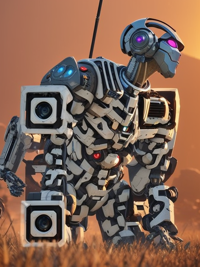 AI Roboter, cinematic shot, 8k hdr movie still dynamic lighting, very detailed, very intricate,