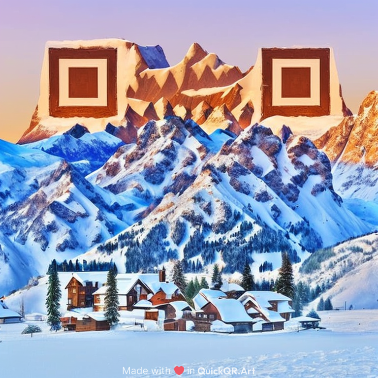 mountains with snow, shoes 